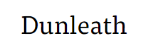 Dunleath Dunleath