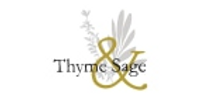 Thyme and Sage coupons